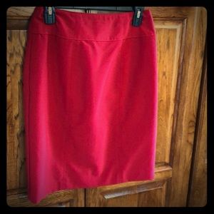 Women’s Worthington pencil skirt, size 4, red